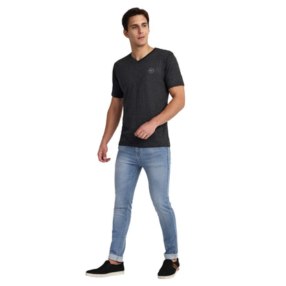 V Neck Cotton Tshirts for Men - Casual, Gym wear, Sports and Other Activities