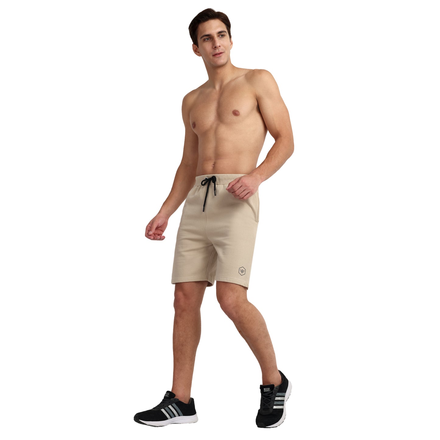 Famifit Multipurpose Sports / Casual shorts - Cotton shorts - Beige