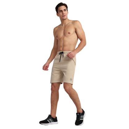 Famifit Multipurpose Sports / Casual shorts - Cotton shorts - Beige