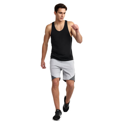 FAMIFIT Men's Quick Dry Breathable Athletic Gym Training Vest Tank Top