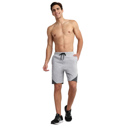 Famifit Multipurpose Sports / Casual shorts - Cotton shorts - Grey Melange