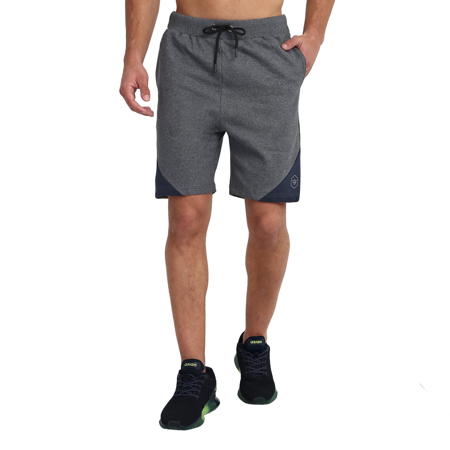 Famifit Multipurpose Sports / Casual shorts - Cotton shorts - Anthra mélange