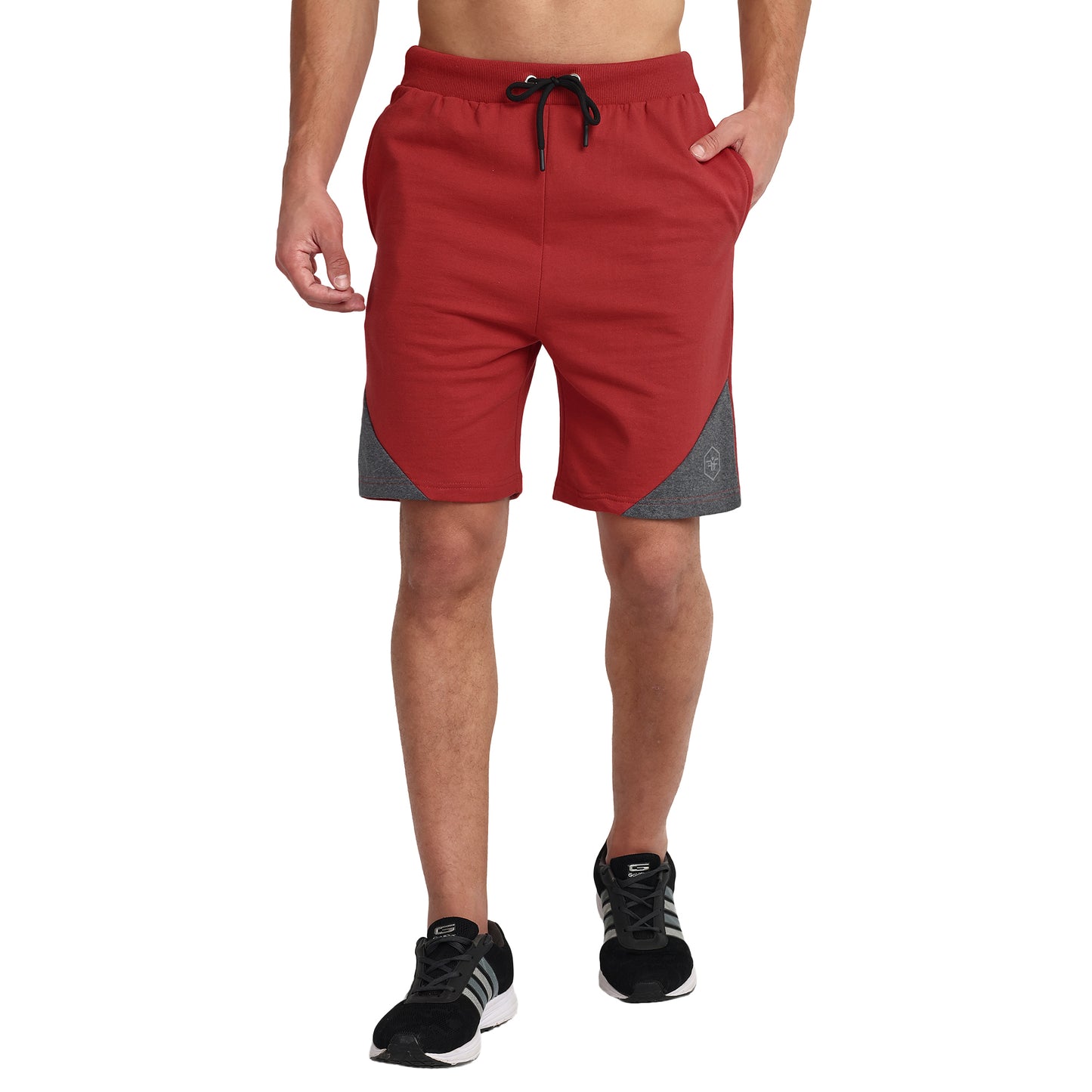 Famifit Multipurpose Sports / Casual shorts - Cotton shorts - Red