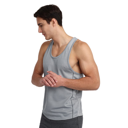 FAMIFIT Men's Quick Dry Breathable Athletic Gym Training Vest Tank Top