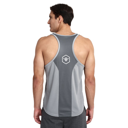 FAMIFIT Men's Quick Dry Breathable Athletic Gym Training Vest Tank Top
