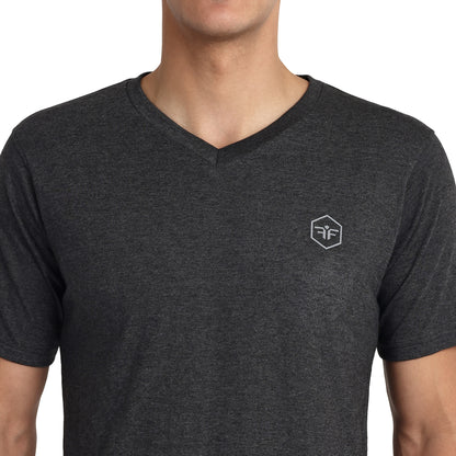 V Neck Cotton Tshirts for Men - Casual, Gym wear, Sports and Other Activities