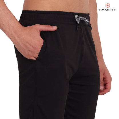 FamiFit 2-in-1 Multifunctional Knee-Length Workout Shorts for Men