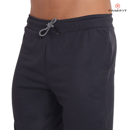 FamiFit 2-in-1 Multifunctional Knee-Length Workout Shorts for Men