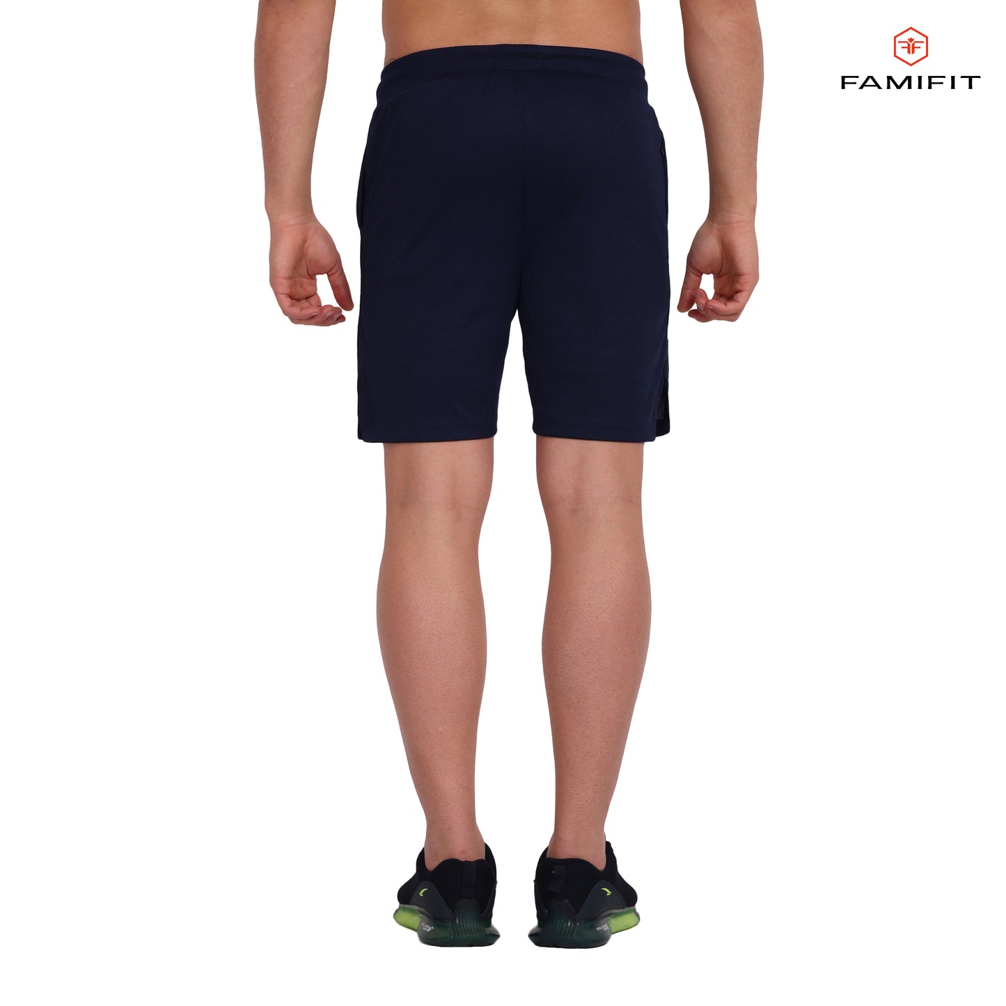 FamiFit 2-in-1 Multifunctional Knee-Length Workout Shorts for Men