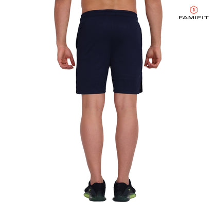 FamiFit 2-in-1 Multifunctional Knee-Length Workout Shorts for Men